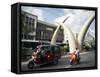 Elephant Tusk Arches, Mombasa, Kenya, East Africa, Africa-Andrew Mcconnell-Framed Stretched Canvas