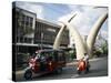 Elephant Tusk Arches, Mombasa, Kenya, East Africa, Africa-Andrew Mcconnell-Stretched Canvas