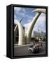 Elephant Tusk Arches, Mombasa, Kenya, East Africa, Africa-Andrew Mcconnell-Framed Stretched Canvas