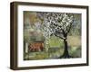 Elephant under a Tree-Blenda Tyvoll-Framed Giclee Print