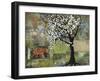 Elephant under a Tree-Blenda Tyvoll-Framed Giclee Print