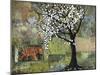 Elephant under a Tree-Blenda Tyvoll-Mounted Giclee Print