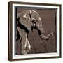 Elephant Walk Brown-OnRei-Framed Premium Giclee Print