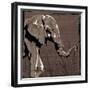 Elephant Walk Brown-OnRei-Framed Premium Giclee Print