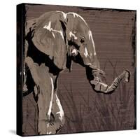 Elephant Walk Brown-OnRei-Stretched Canvas