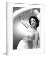 Elephant Walk, Elizabeth Taylor, in a Dress by Edith Head, 1954-null-Framed Photo