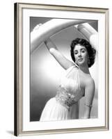 Elephant Walk, Elizabeth Taylor, in a Dress by Edith Head, 1954-null-Framed Photo