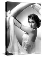 Elephant Walk, Elizabeth Taylor, in a Dress by Edith Head, 1954-null-Stretched Canvas