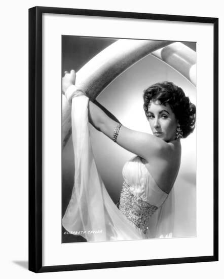 Elephant Walk, Elizabeth Taylor, in a Dress by Edith Head, 1954-null-Framed Photo