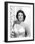 Elephant Walk, Elizabeth Taylor, in a Dress by Edith Head, 1954-null-Framed Photo