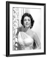 Elephant Walk, Elizabeth Taylor, in a Dress by Edith Head, 1954-null-Framed Photo