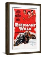 Elephant Walk-null-Framed Art Print