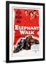 Elephant Walk-null-Framed Art Print