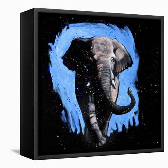 Elephant Walking-null-Framed Stretched Canvas