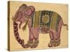 Elephant Wearing a Caparison-Aristotle ibn Bakhtishu-Stretched Canvas