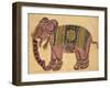 Elephant Wearing a Caparison-Aristotle ibn Bakhtishu-Framed Giclee Print