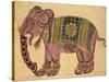 Elephant Wearing a Caparison-Aristotle ibn Bakhtishu-Stretched Canvas