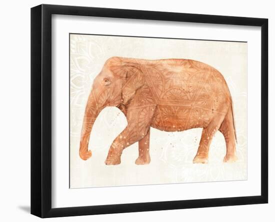 Elephant Wisdom II-Annie Warren-Framed Art Print