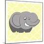 Elephant Yellow-Milli Villa-Mounted Art Print