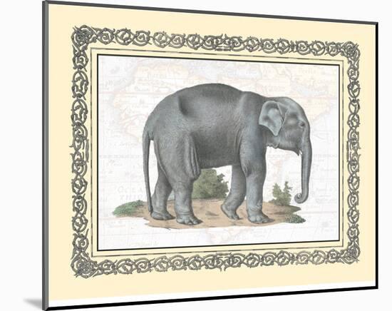 Elephant-null-Mounted Art Print