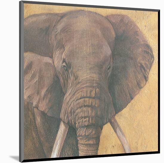 Elephant-null-Mounted Art Print