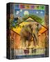 Elephant-Chris Vest-Stretched Canvas