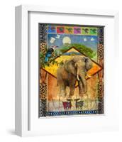 Elephant-Chris Vest-Framed Art Print