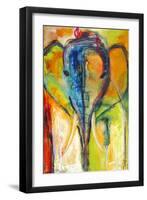 Elephant-Jami Vestergaard-Framed Art Print