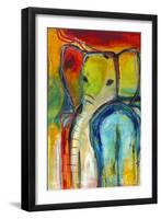 Elephant-Jami Vestergaard-Framed Art Print