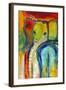 Elephant-Jami Vestergaard-Framed Art Print