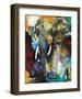 Elephant-Design Fabrikken-Framed Art Print