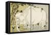 Elephant-Katsushika Hokusai-Framed Stretched Canvas