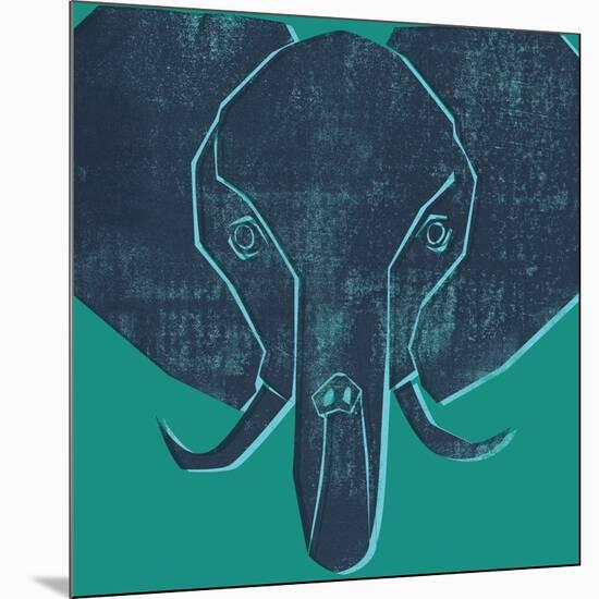 Elephant-null-Mounted Giclee Print