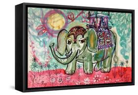 Elephant-Brenda Brin Booker-Framed Stretched Canvas