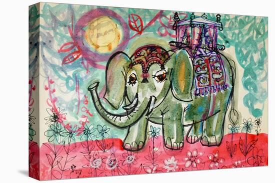 Elephant-Brenda Brin Booker-Stretched Canvas