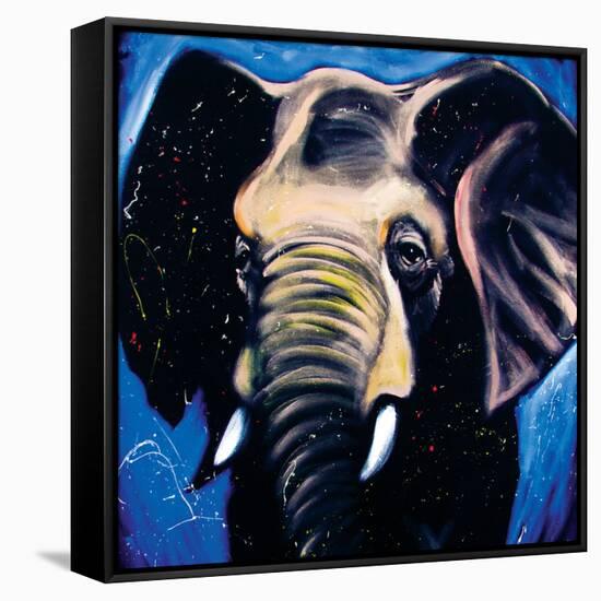 Elephant-null-Framed Stretched Canvas