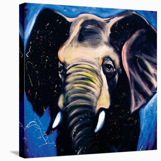 Elephant-null-Stretched Canvas