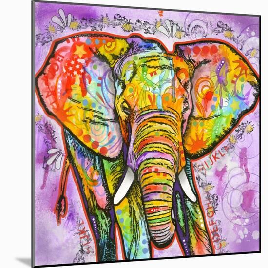 Elephant-Dean Russo-Mounted Giclee Print