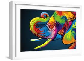 Elephant-Bob Weer-Framed Giclee Print