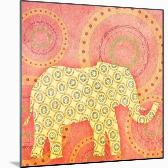 Elephant-null-Mounted Art Print