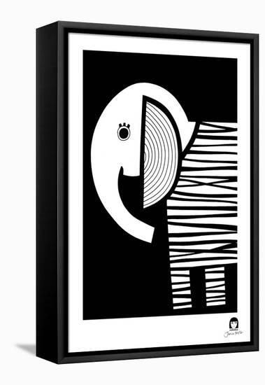 Elephant-Jane Foster-Framed Stretched Canvas