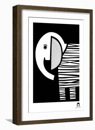 Elephant-Jane Foster-Framed Art Print