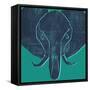 Elephant-null-Framed Stretched Canvas