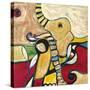 Elephant-Jami Vestergaard-Stretched Canvas