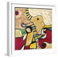 Elephant-Jami Vestergaard-Framed Art Print