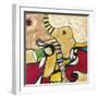 Elephant-Jami Vestergaard-Framed Art Print