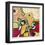 Elephant-Jami Vestergaard-Framed Art Print