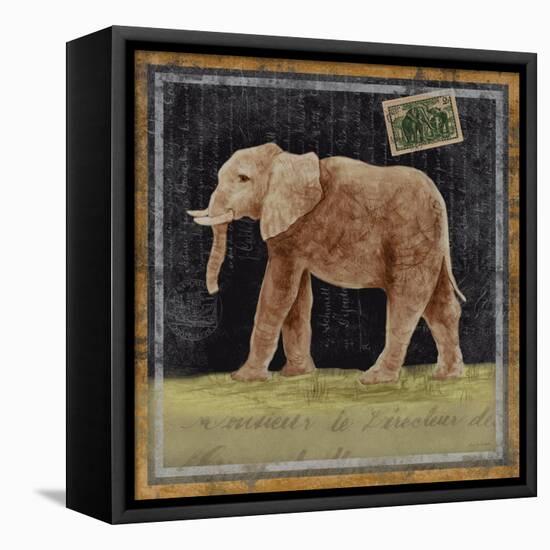 Elephant-Lisa Ven Vertloh-Framed Stretched Canvas