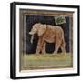 Elephant-Lisa Ven Vertloh-Framed Art Print