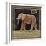 Elephant-Lisa Ven Vertloh-Framed Art Print